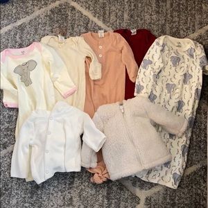 0-3 month old baby girl clothes